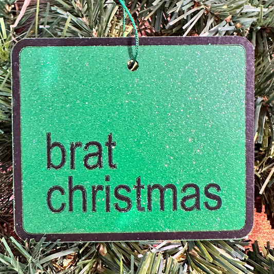 brat Christmas Christmas Ornament