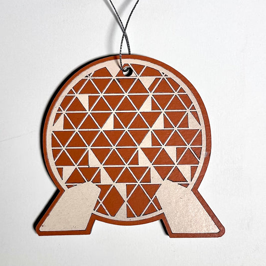 Gingerbread Globe Christmas Ornament