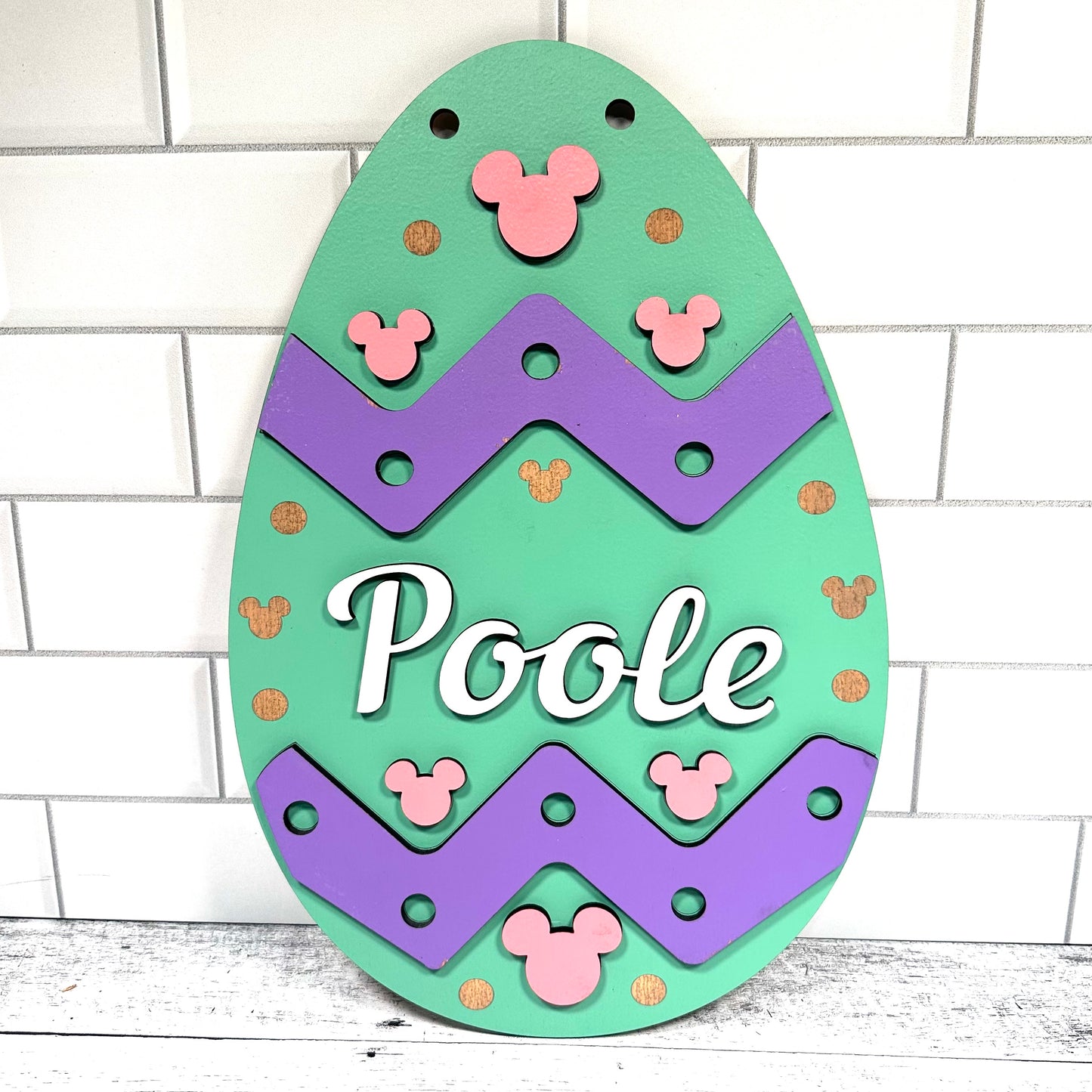 Custom Easter Egg Door Sign