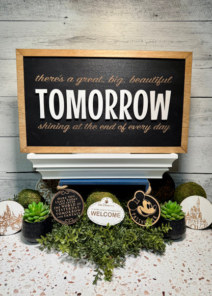 Great Big Beautiful Tomorrow Framed Sign