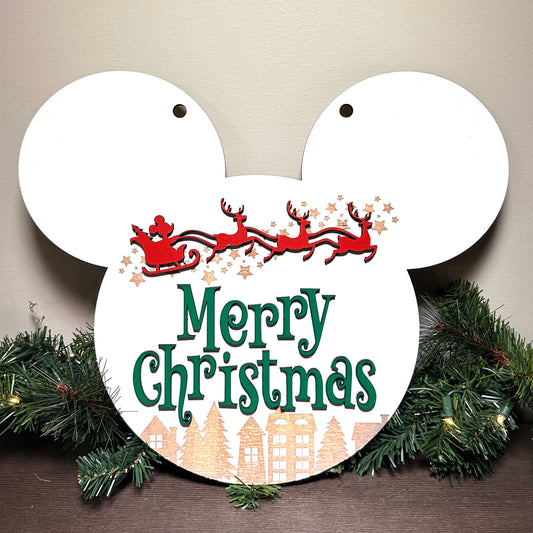 2024 Merry Christmas Wall Sign