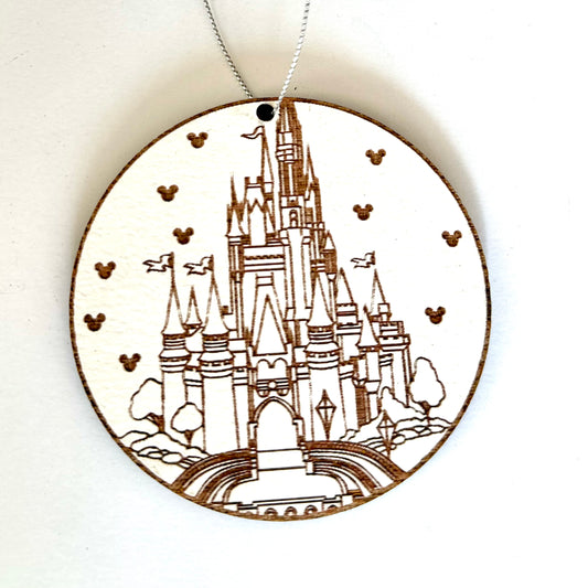 Castle Christmas Ornament