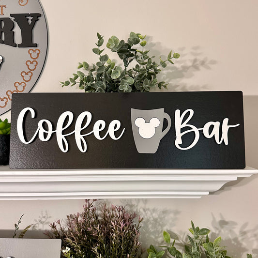 Coffee Bar Sign - Black