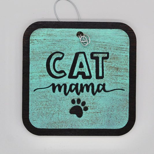 Cat Mama Christmas Ornament