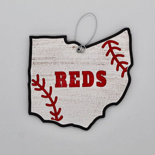 Cincinnati Reds Baseball Ornament