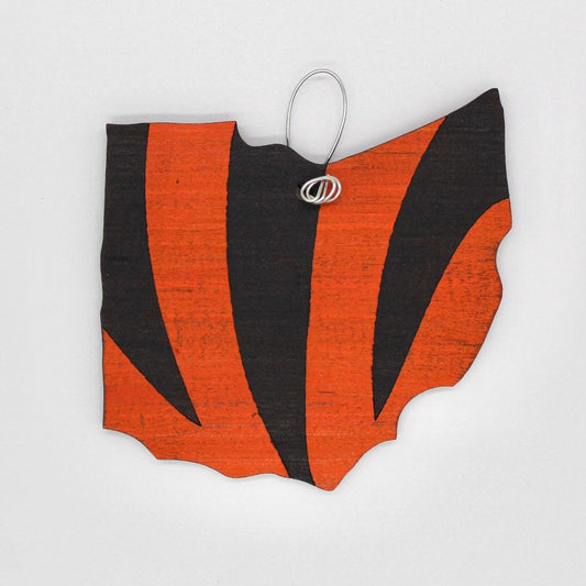 Cincinnati Bengals Football Ornament