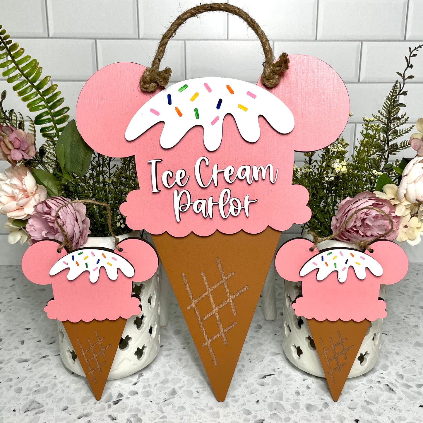 Ice Cream Parlor Wall Sign