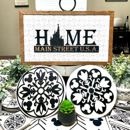 HOME | Main Street U.S.A. Framed Sign