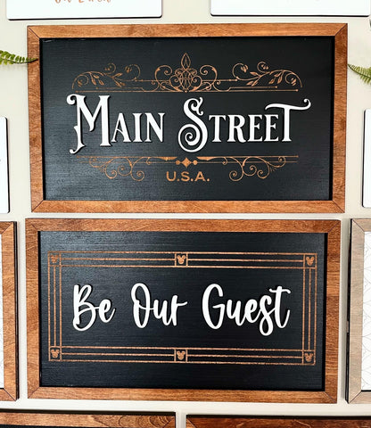 Be Our Guest Sign